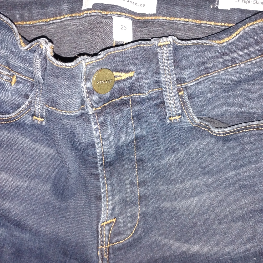 Frame Denim Women's Dark Blue Skinny Jeans - Picture 3 of 3